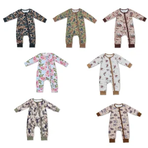 Bamboo Baby Zipper Romper