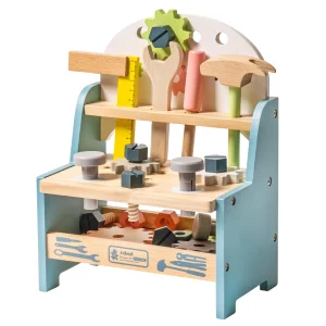 Mini Wooden Play Tool Workbench Set