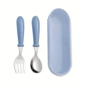1set(3pcs) Stainless Steel Spoon Fork Set With Box