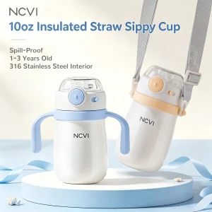 10 oz Stainless Steel Insulated Spill Proof Training Tumbler