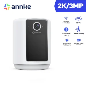 320° Pan Rotation Night Light Baby Monitor