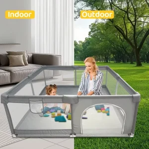 Large Indoor/Outdoor Baby Safety Playpen