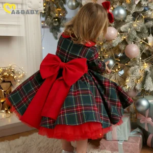 Precious 1-7Y  Christmas Girls Dress